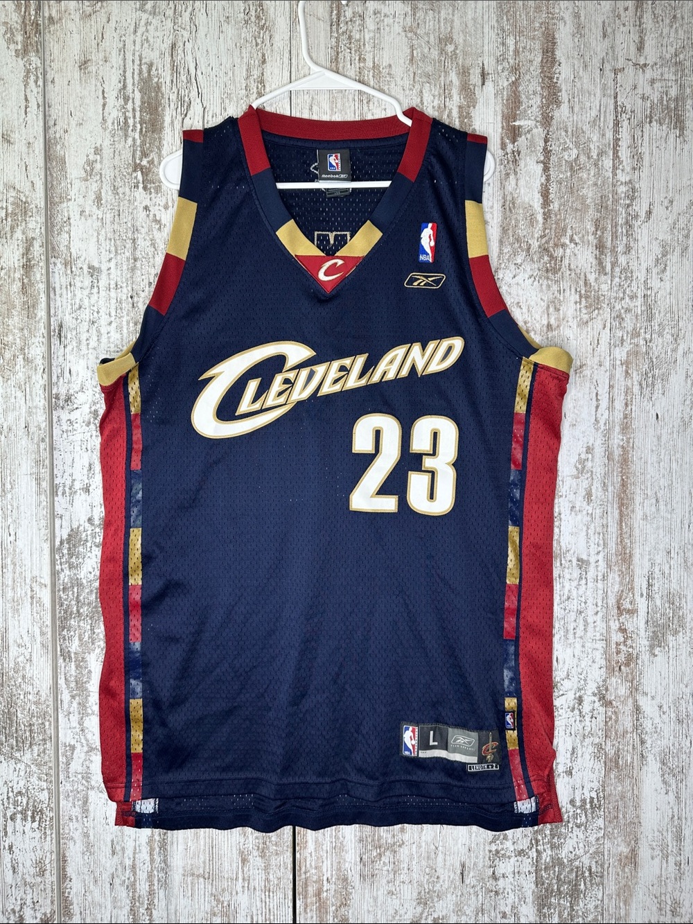 Reebok Swingman Cleveland Cavaliers LeBron James #23 Basketball Jersey sz L/G/G